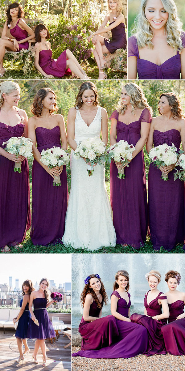 purple bridesmaid dresses 2
